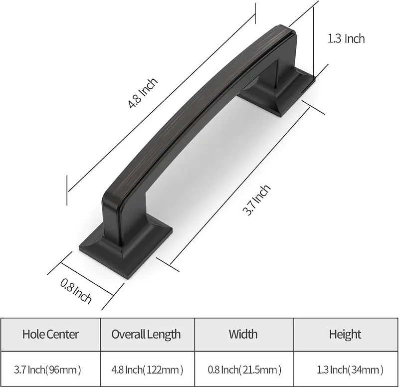 AOOTOCH 10 Pack 3-3/4 Inch Cabinet Handles – Finish Type