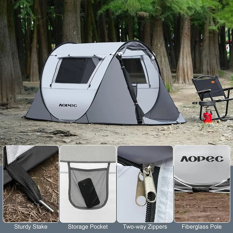 AOPEC Pop Up Camping Tent – Carry bag included