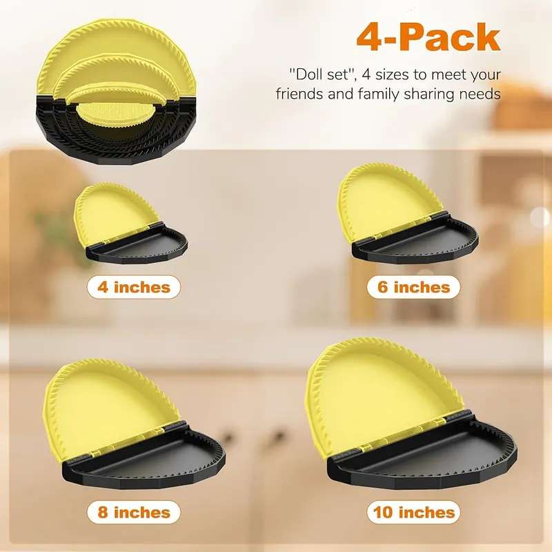 Aopigavi 4 Pack Tortilla Sealers – Quesadilla and taco sealer
