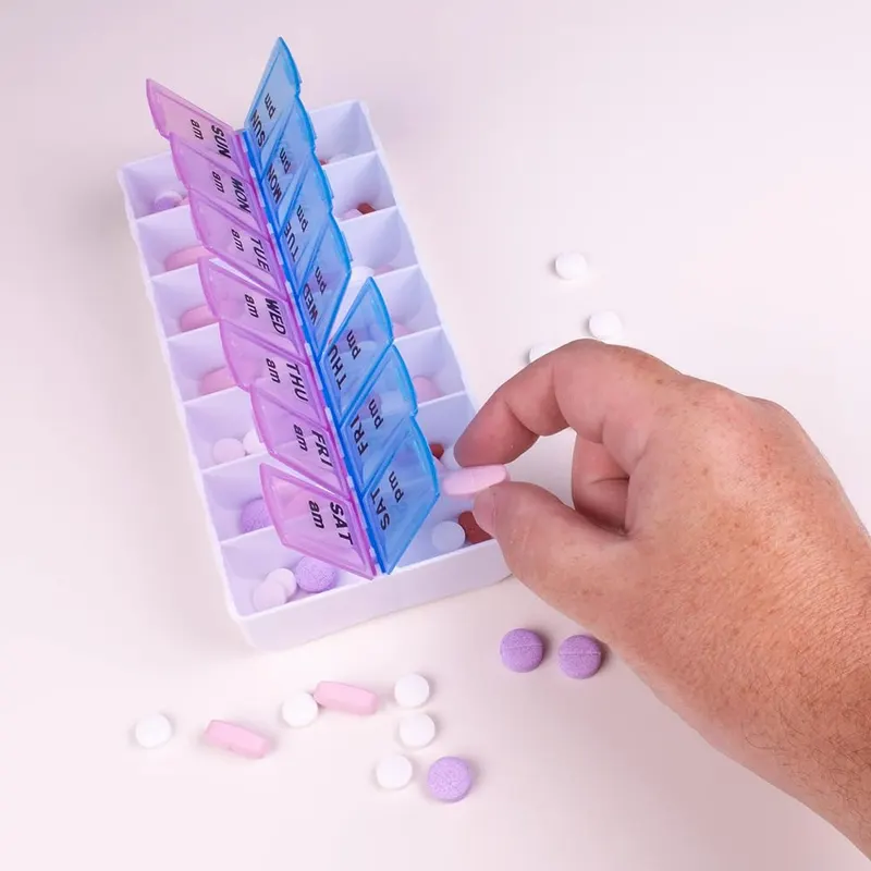 Apex Weekly AM/PM Medication Dispenser – product photo 8 of 9