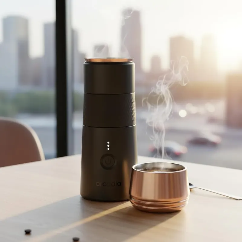 Arcadia Go Rechargeable Portable Turkish Coffee Maker – Traditional Taste, Modern Simplicity – Delivers rich, foamy
