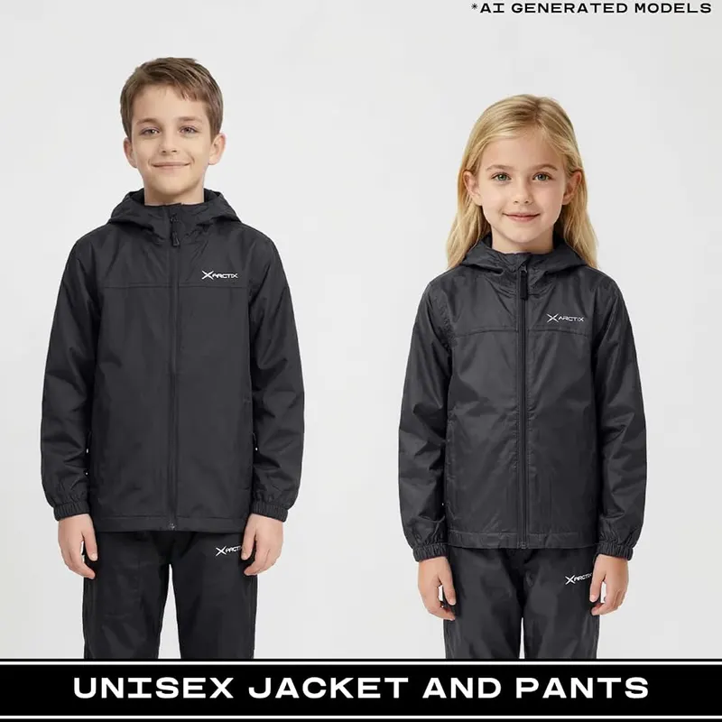 Arctix Kids Stream Rain Jacket Husky – Handy Features