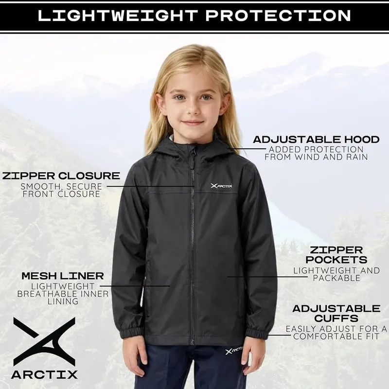 Arctix Kids Stream Rain Jacket Husky – Back vent for added breathability