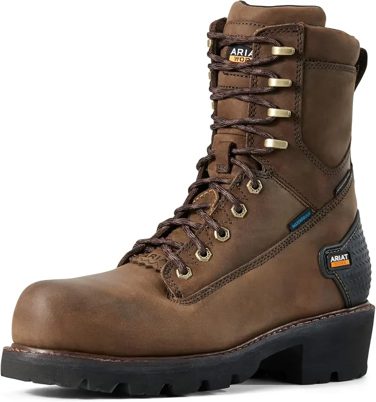 ARIAT Men’s Powerline 8″ H2O Work Boot