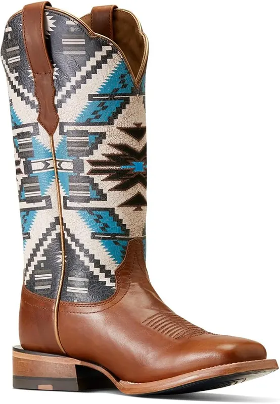 ARIAT Women’s Frontier Chimayo Western Boot – Removable All Day Cushioning insole