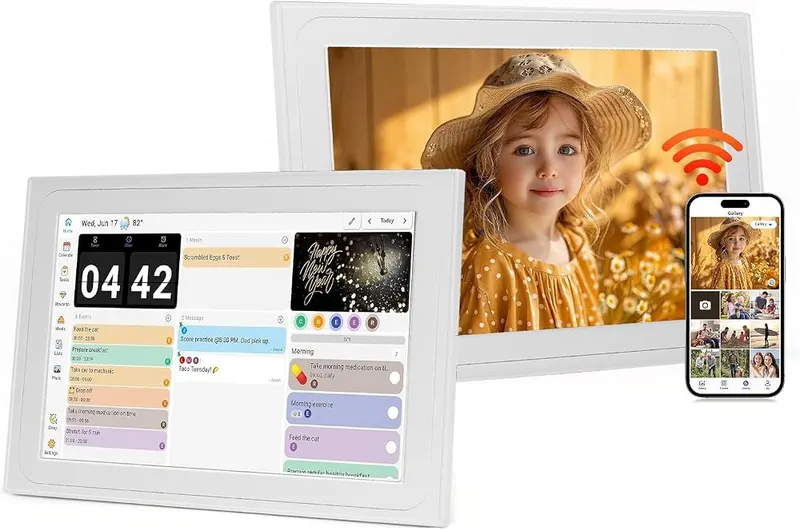 ArrayPixel 10.1″ Touchscreen Digital Calendar in white