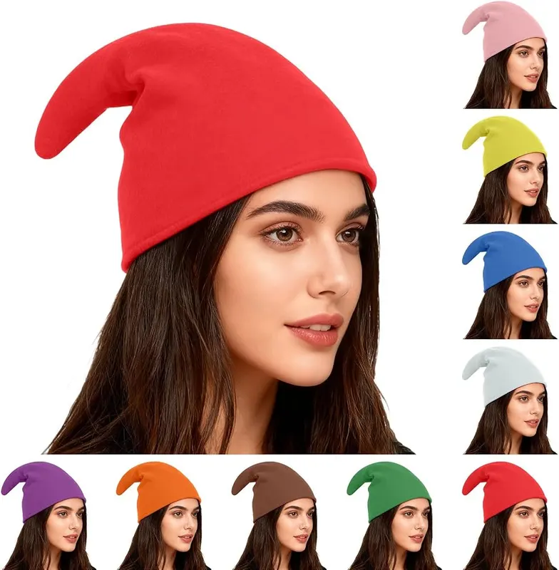 ASFGIMUJ Red Gnome Hat Costume in #Red