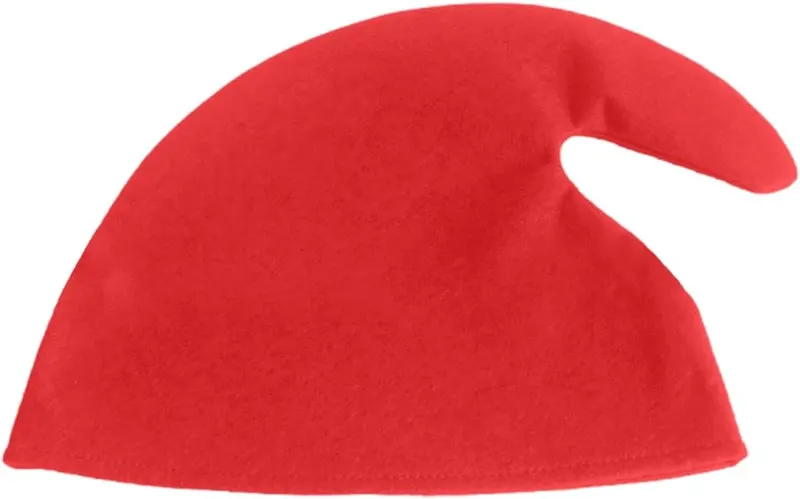 ASFGIMUJ Red Gnome Hat Costume – Versatile for Christmas and cosplay