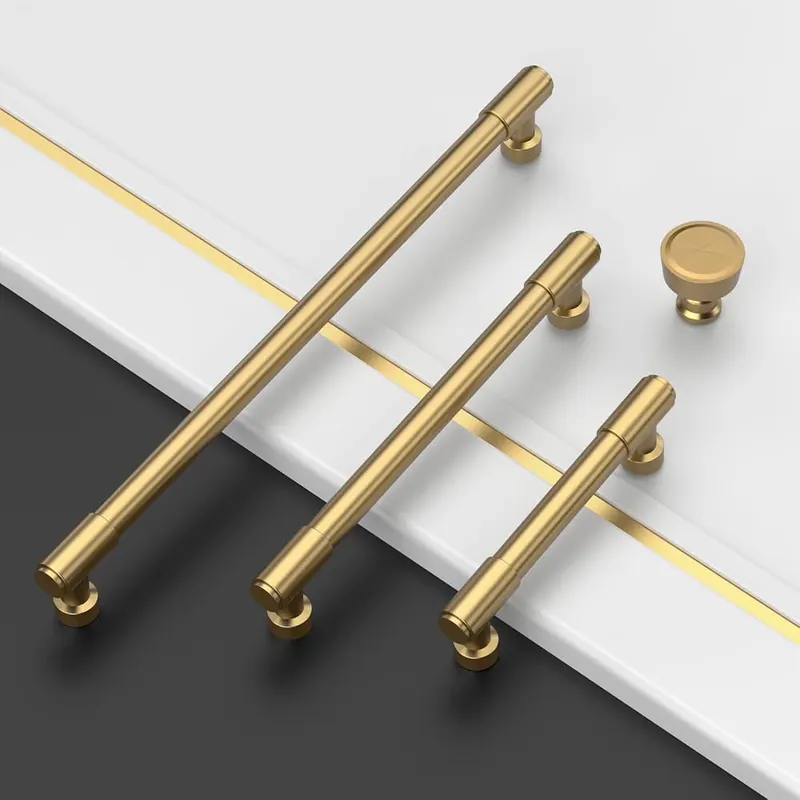 Asidrama Champagne Bronze Kitchen Cabinet Pulls – Measurement