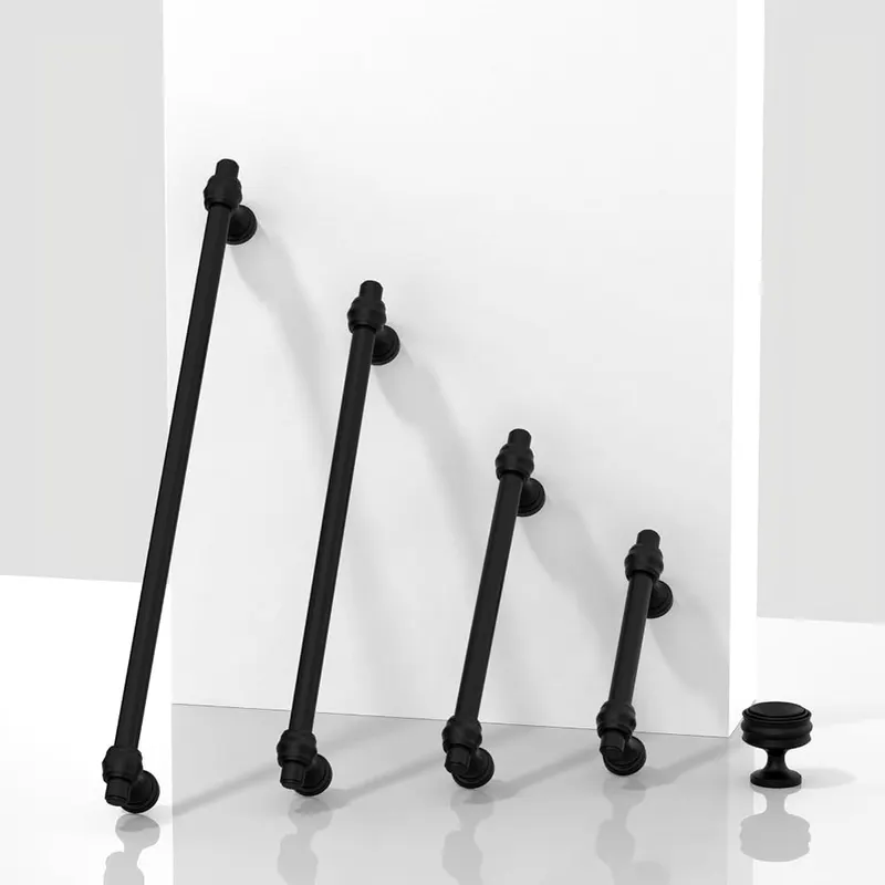 Asimerdeco 10 Pack Matte Black Cabinet Pulls 5″ Hole Center – product photo 5 of 5