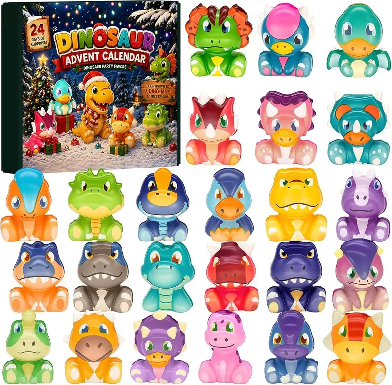 Astratos Dinosaur Advent Calendar 2026 in colorful