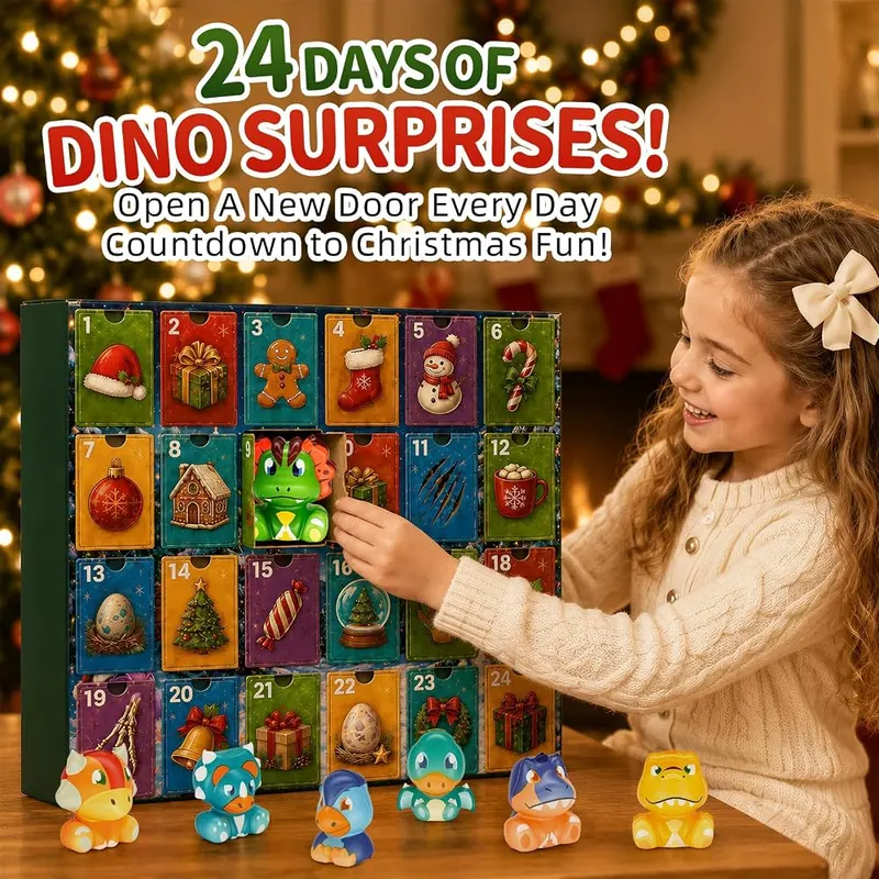 Astratos Dinosaur Advent Calendar 2026 – 24 different dinosaur designs