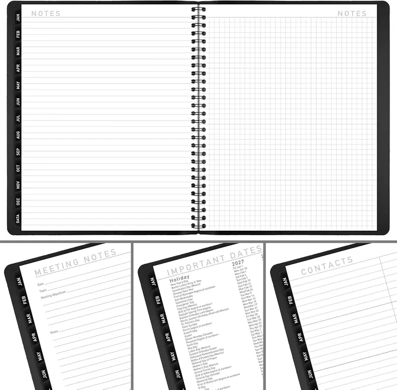 AT-A-GLANCE 2027 Planner Black 7″ x 8.75″ – product photo 7 of 9