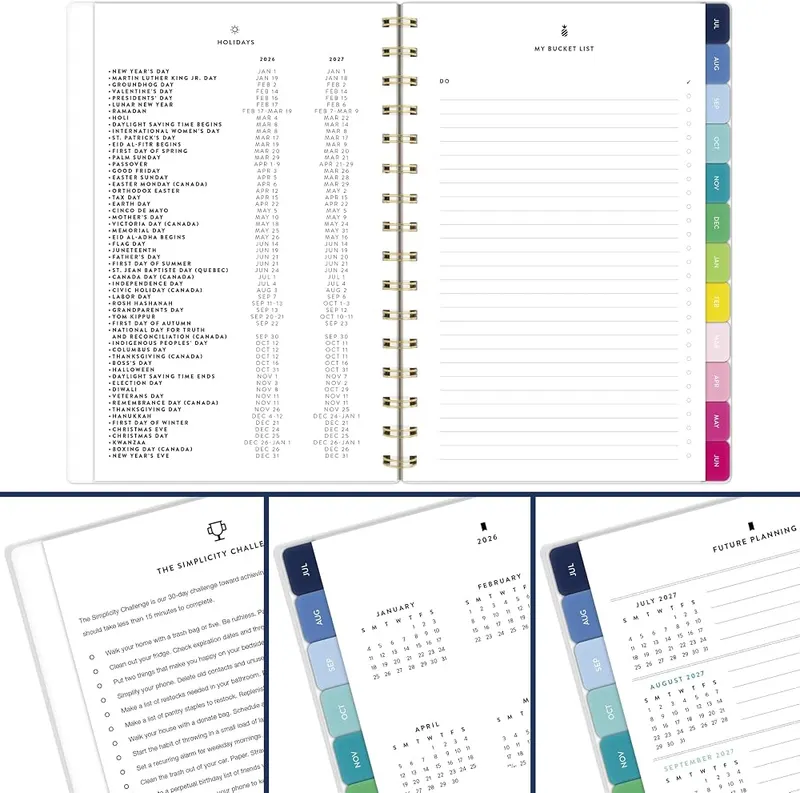 AT-A-GLANCE Planner 2026-2027 Weekly & Monthly Academic EL50-200A – product photo 9 of 9
