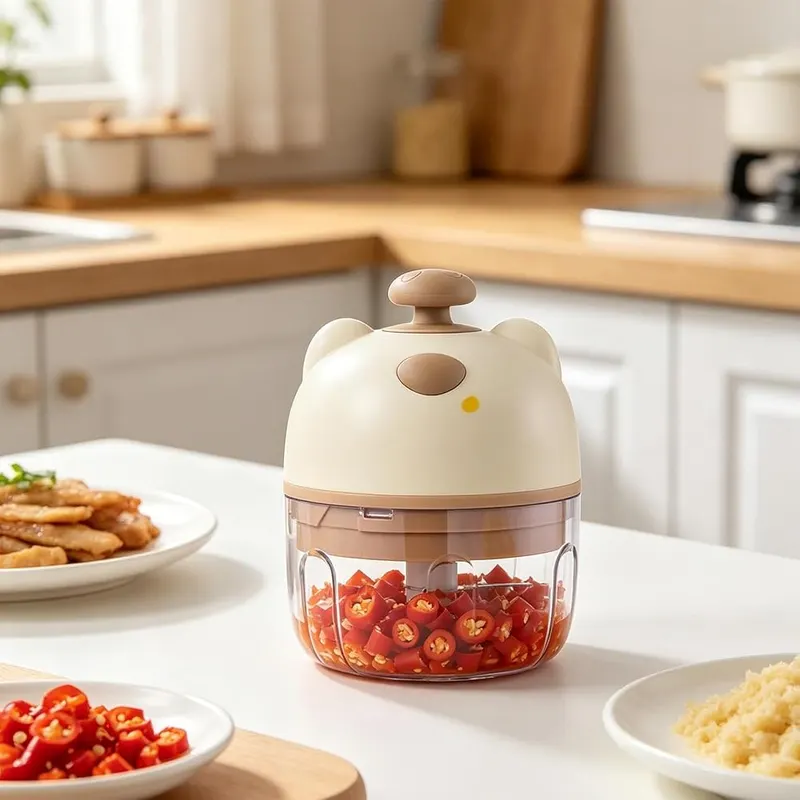 Aufmer 150ml Cute Electric Garlic Chopper Mini – product photo 3 of 6