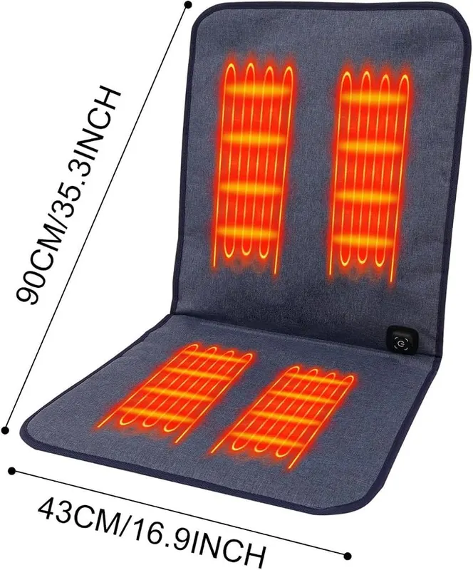 Aufmer Winter USB Heating Pad – This USB heated seat cushion can be easily