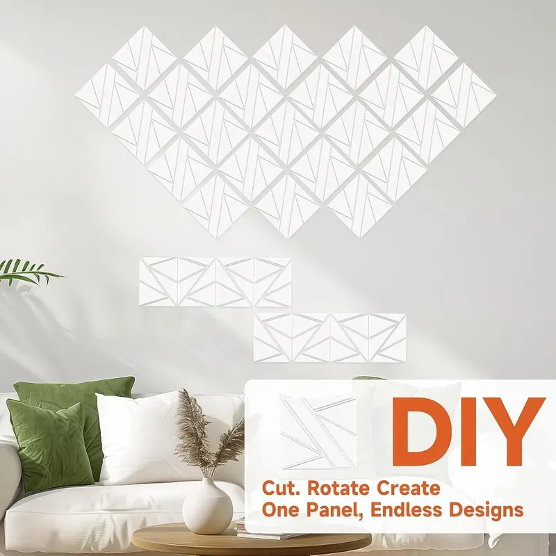AUTORIFIC Acoustic Panels White – Designed for sound proofing