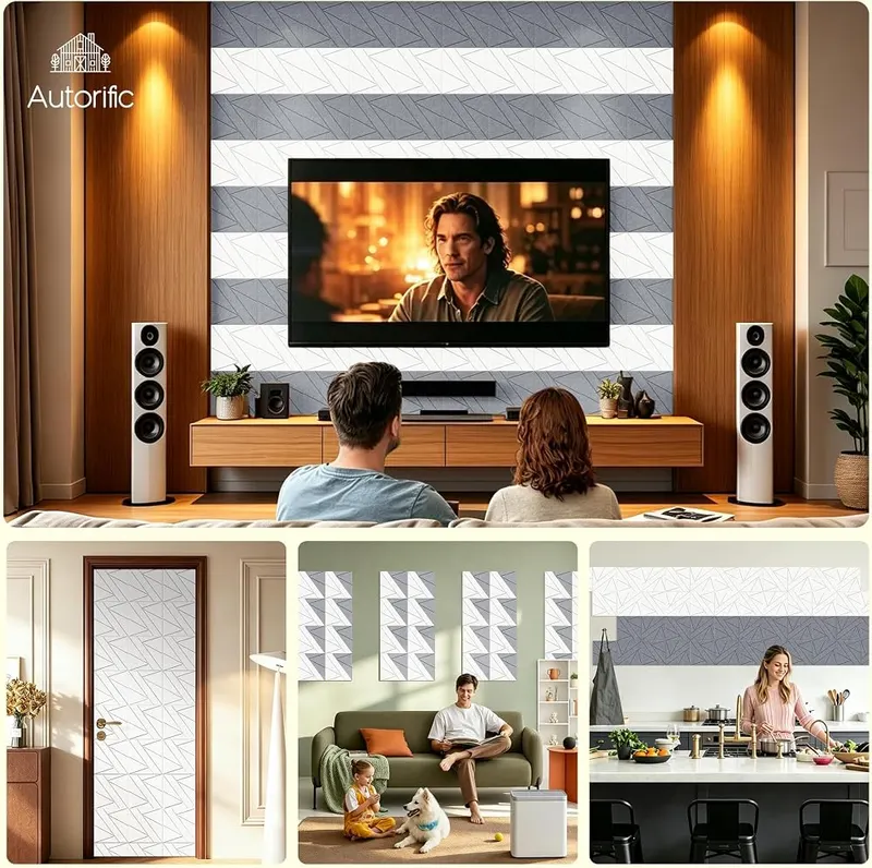 AUTORIFIC Acoustic Panels White – product photo 7 of 7