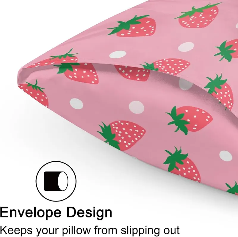 AUUXVA Pink Satin Pillowcase – Easy Use