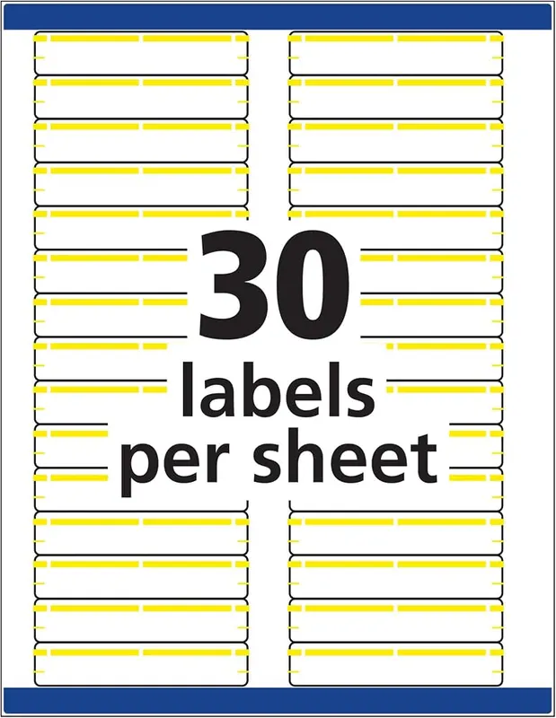 Avery® TrueBlock® File Folder Labels – product photo 5 of 8