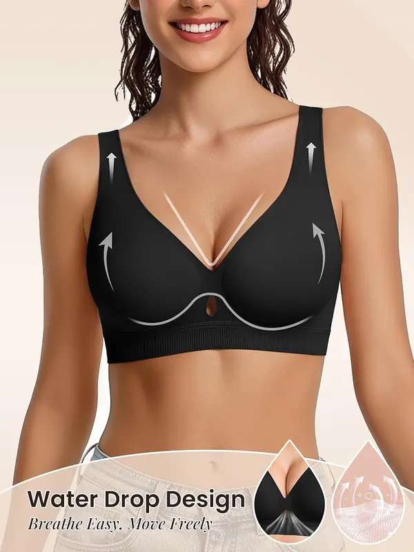 Avidlove Deep V Bra Sexy Push Up – Deep V plunging neckline
