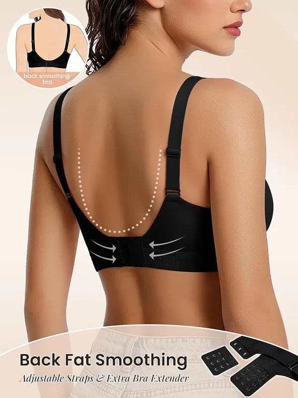 Avidlove Deep V Bra Sexy Push Up – Wireless lifting comfort