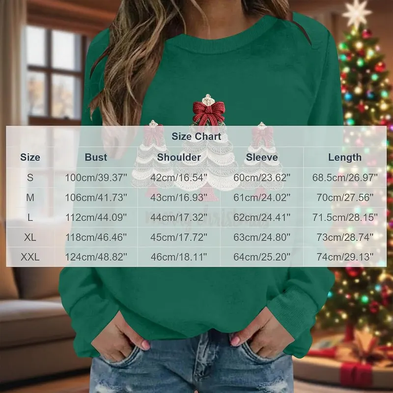 Aymnlox Christmas Sweatshirts – Classic crewneck pullover style