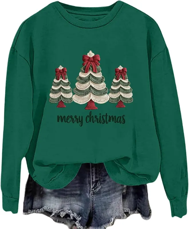 Aymnlox Christmas Sweatshirts – Easy to pair with jeans