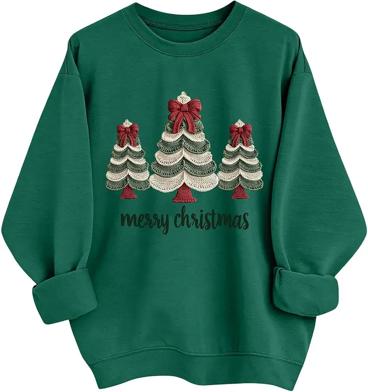 Aymnlox Christmas Sweatshirts – Comfortable long sleeve design