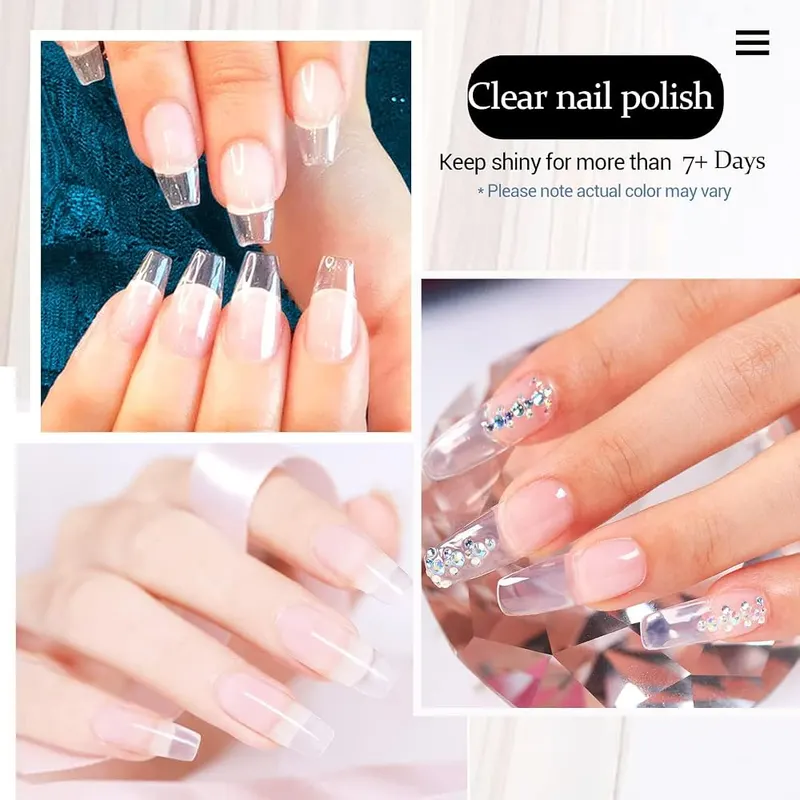 AZUREBEAUTY Top Coat Nail Polish Clear – product photo 9 of 9