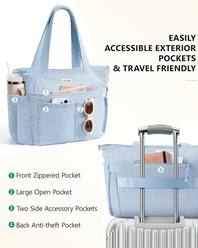 Bagstellar Corduroy Tote Bag – Perfect Gift Giving