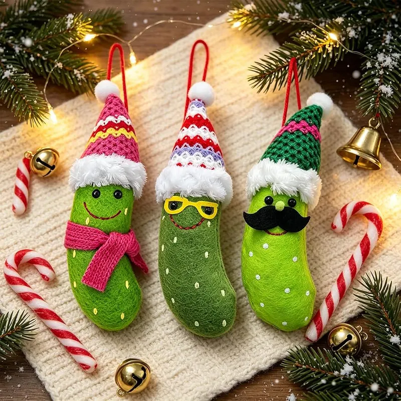 BAOXUE 3 Pack Pickle Ornament – product photo 7 of 7