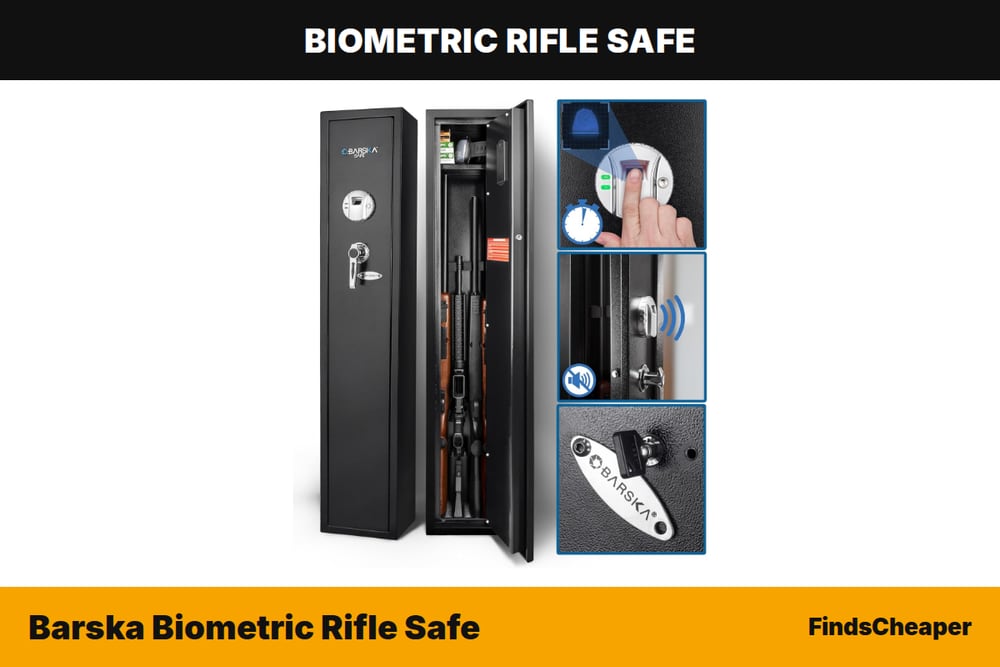 Barska Biometric Rifle Safe biometric rifle safe
