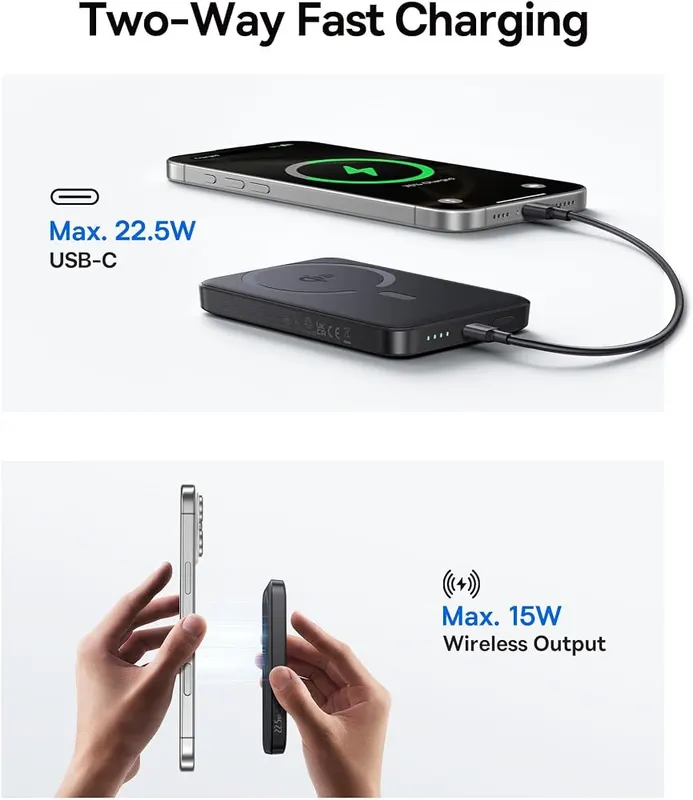 Baseus for MagSafe Portable Charger – USB-C cable included