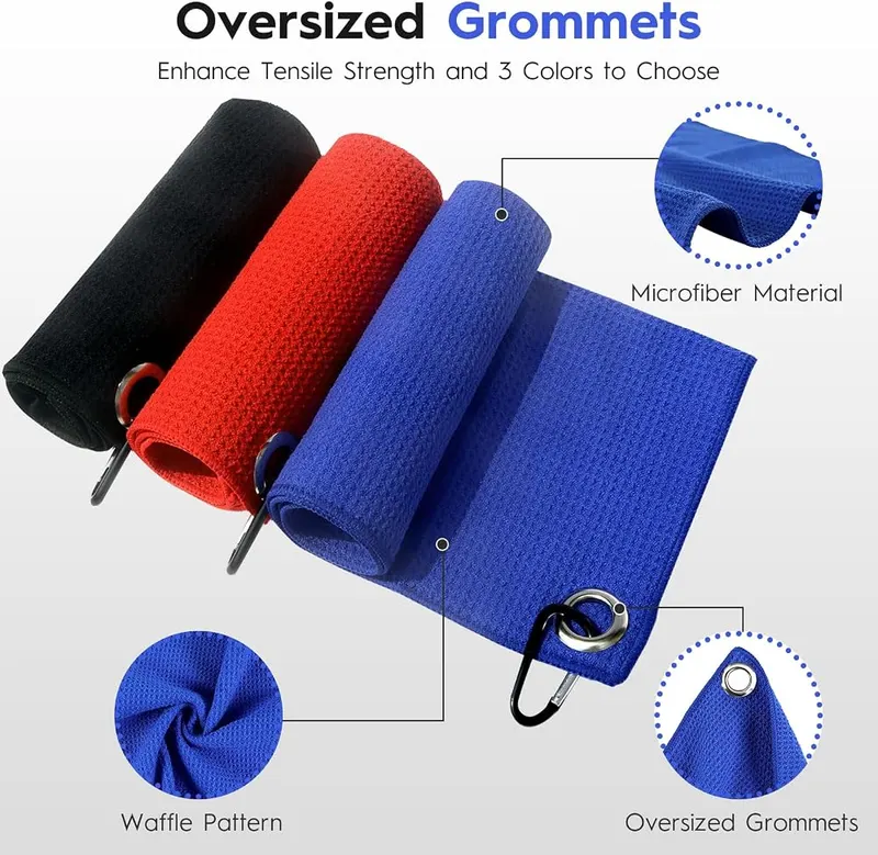 BasicGear® Fishing Towel – Three 16x16 inch outdoor towels