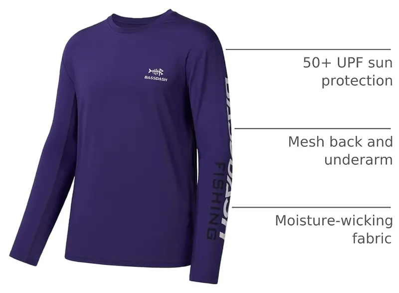 BASSDASH Fishing T Shirts – product photo 3 of 5