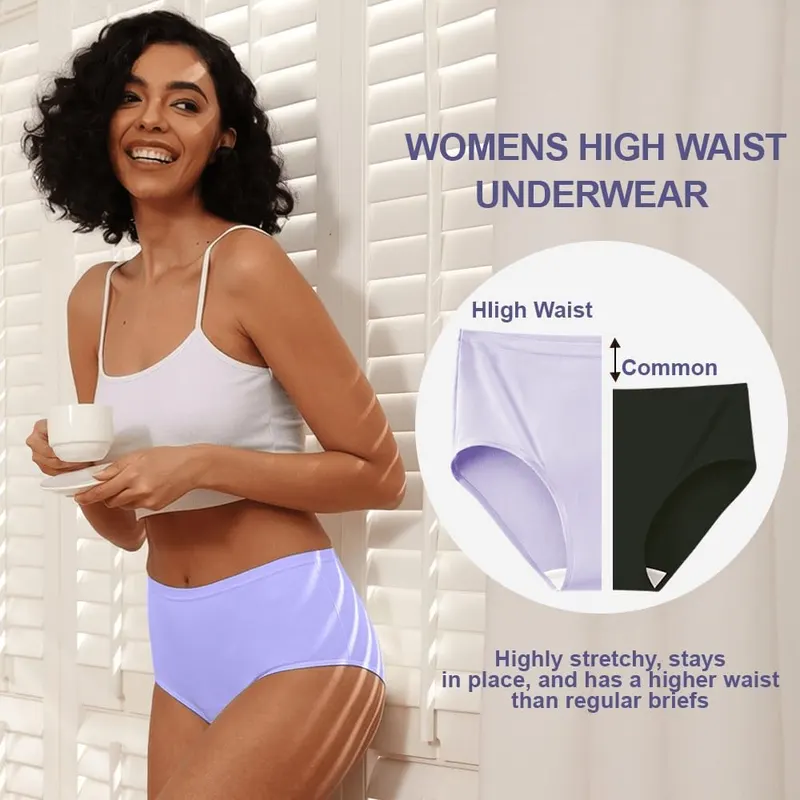 Battewa 95% U.S. Cotton Underwear – Mid-waist and high-waist options