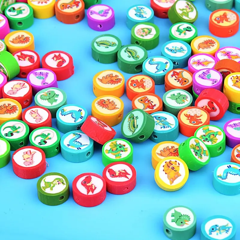 BBita 1000PCS Dinosaur Polymer Clay Beads Bracelet – One thousand pieces total