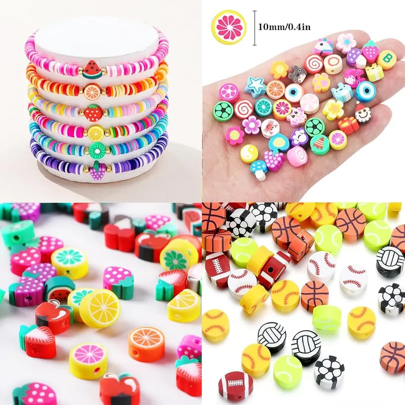 BBita 1000PCS Dinosaur Polymer Clay Beads Bracelet – product photo 8 of 8