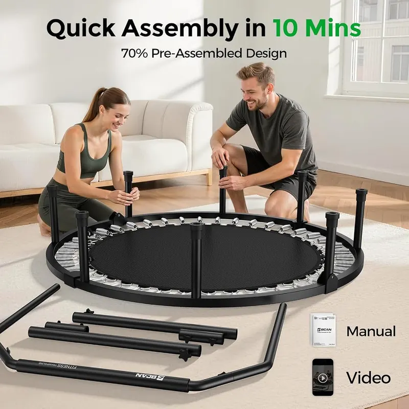BCAN SP3 40/48″ Exercise Rebounder Trampoline – product photo 8 of 9