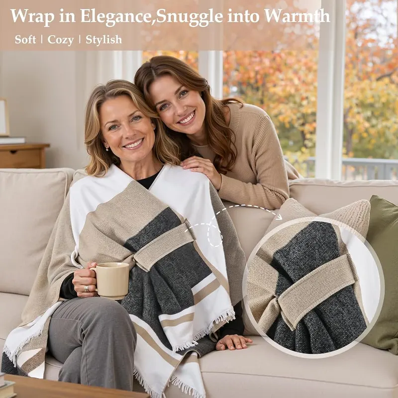 Bearhug Christmas Gifts – Polyester wrap shawl
