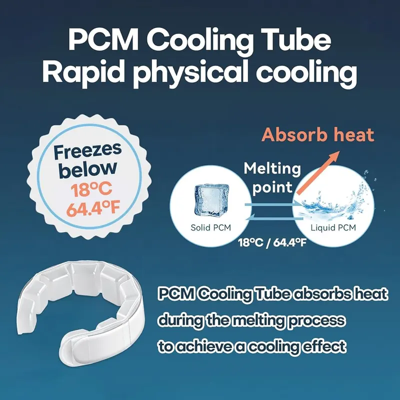 BECGAM Neck Cooling Tube – Expanded skin contact surface area