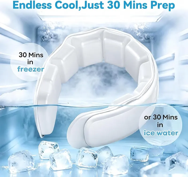 BECGAM Neck Cooling Tube – Ergonomic contoured neck curve fit