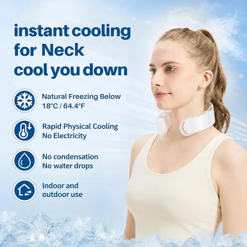BECGAM Neck Cooling Tube – Dry comfort without condensation dripping