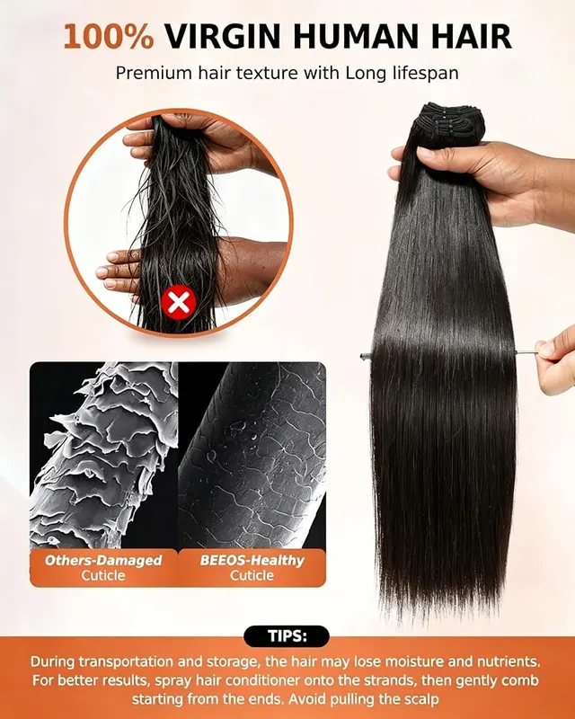 BEEOS 3 Body Wave Human Hair Bundles – Natural black body wave