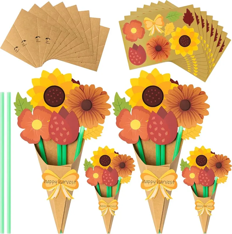 BeYumi Fall Flower Bouquet Craft