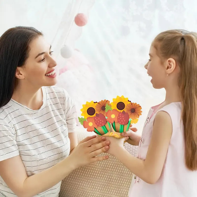 BeYumi Fall Flower Bouquet Craft – Great for Group Activities