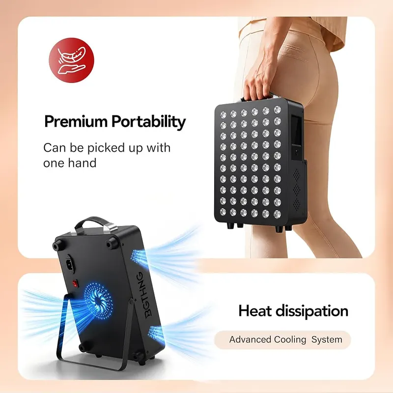 BGTHNG Red Light Therapy Panel – High power device design