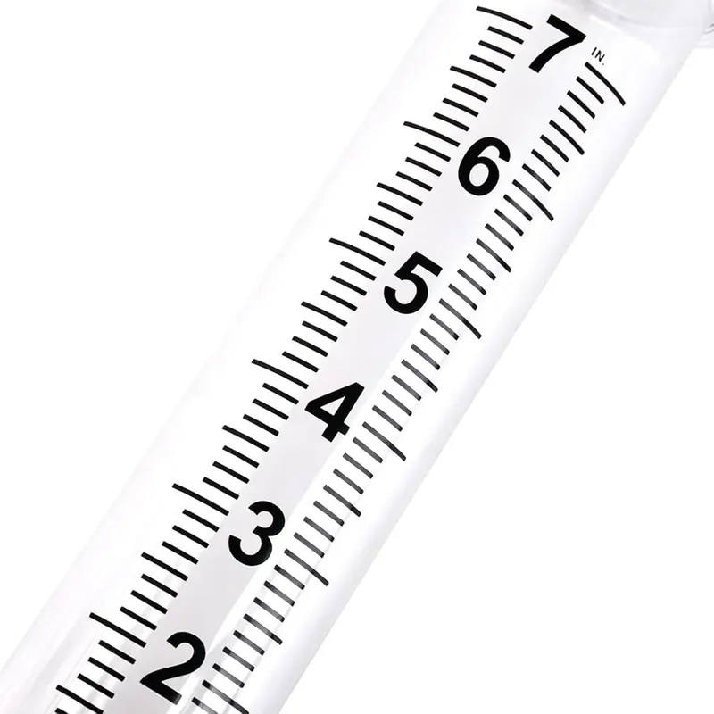 BinaryABC Plastic Rain Gauge Replacement Tube 2PCS – Installs in just minutes