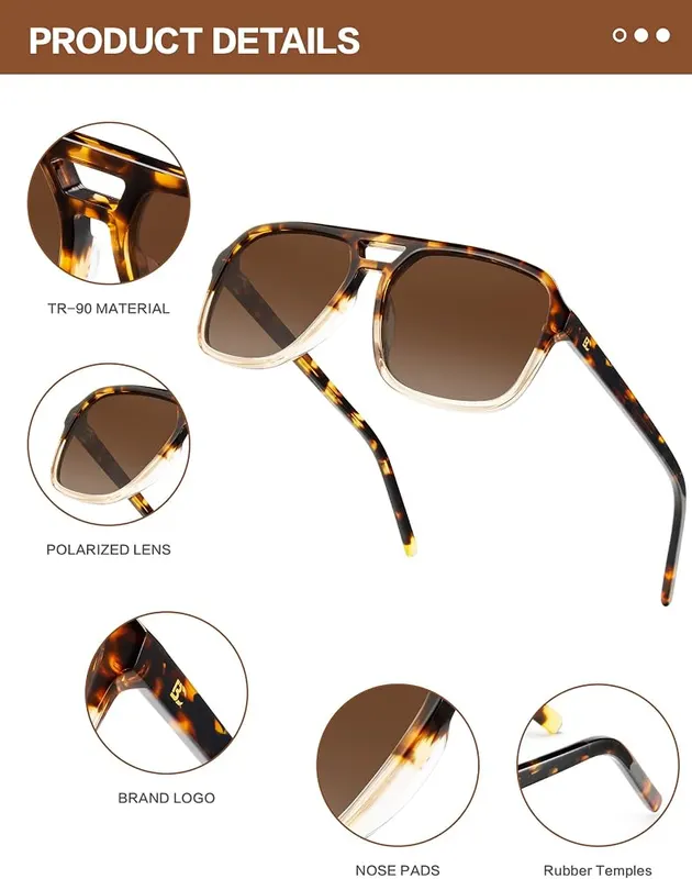 BIRCEN Womens Polarized Sunglasses – UV400 rating per the title